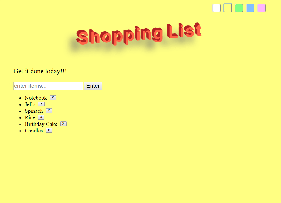 shopping-list